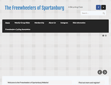 Tablet Screenshot of freewheelers.info